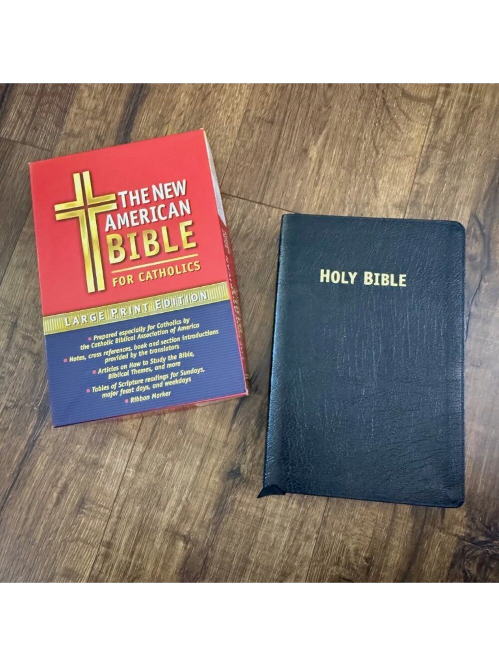 The New American Bible for Catholics Large Print Edition in Original Box